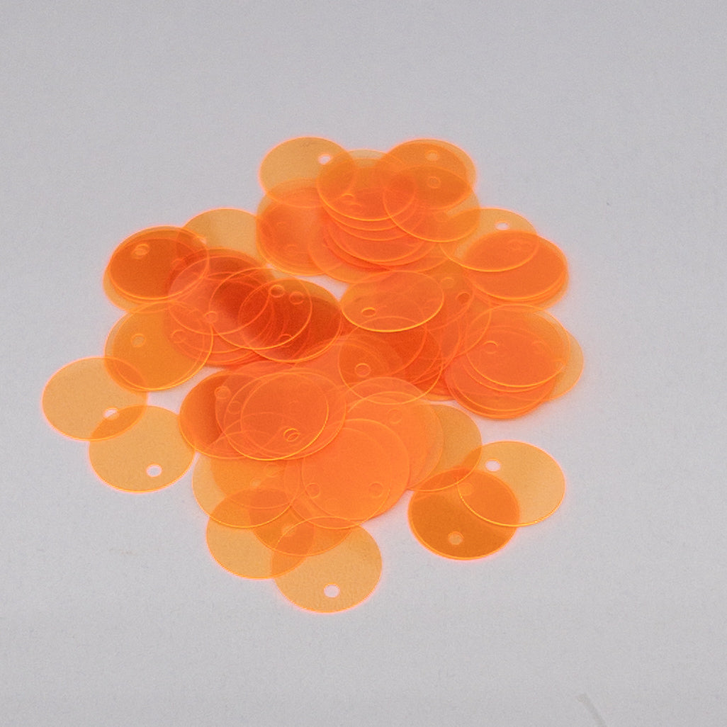 TSSC variant image | 10mm Circle | Side Hole | Fluoro tangerine