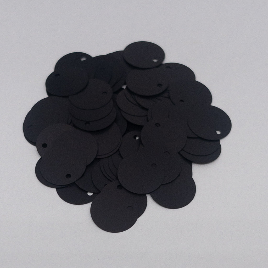 TSSC variant image | 12mm Circle | Side Hole | Black liquorice