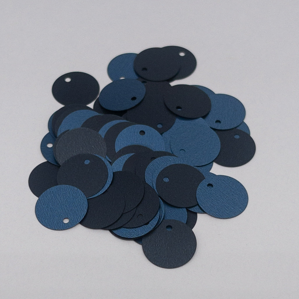 TSSC variant image | 12mm Circle | Side Hole | Double denim
