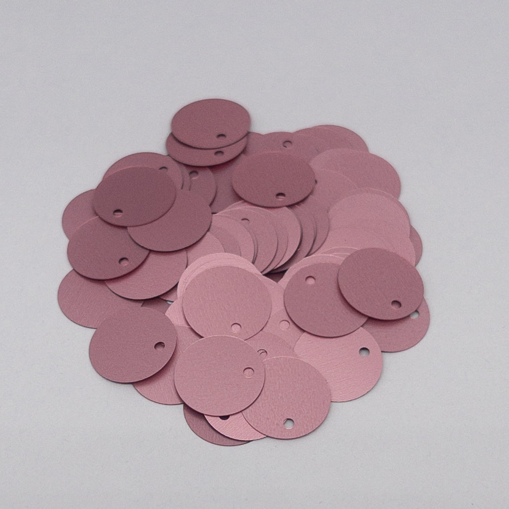 TSSC variant image | 12mm Circle | Side Hole | Pink petal