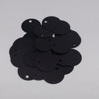 TSSC variant image | 15mm Circle | Side Hole | Black liquorice