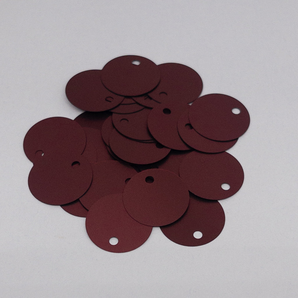 TSSC variant image | 15mm Circle | Side Hole | Claret