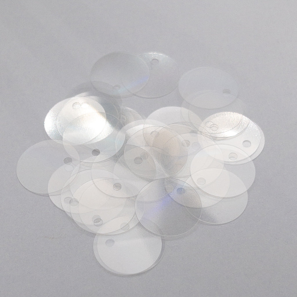 TSSC variant image | 15mm Circle | Side Hole | Clear rainbow