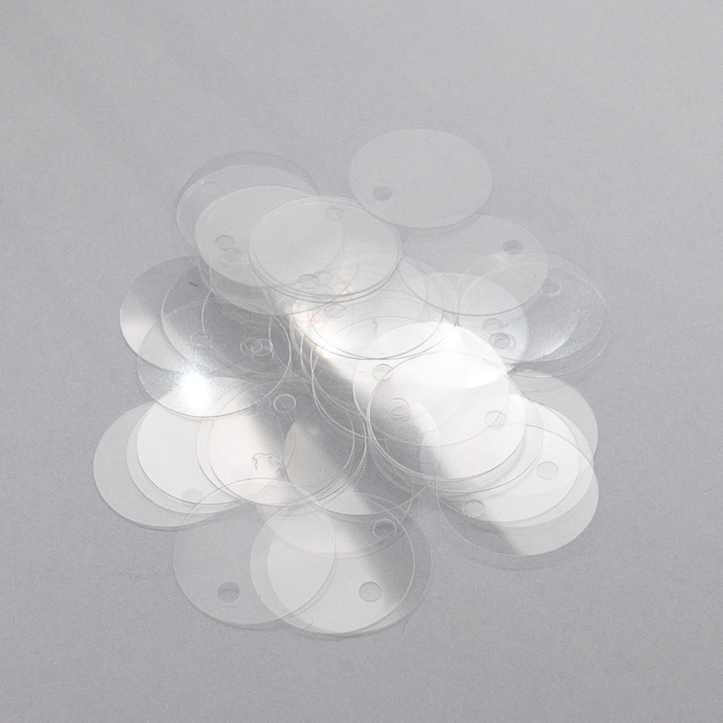 TSSC variant image | 15mm Circle | Side Hole | Crystal clear