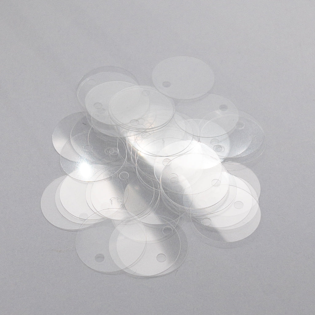 TSSC variant image | 15mm Circle | Side Hole | Crystal clear