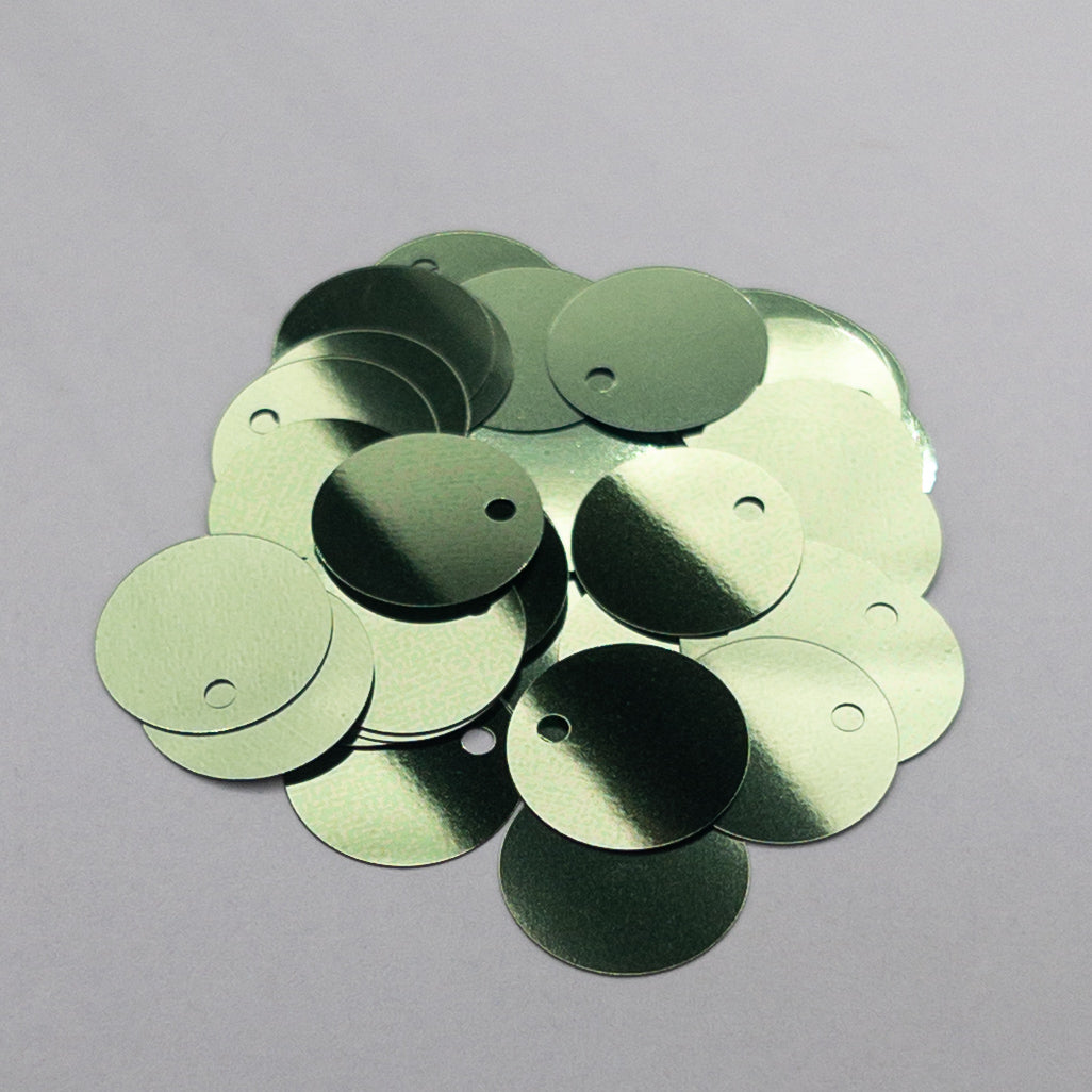TSSC variant image | 15mm Circle | Pale peridot