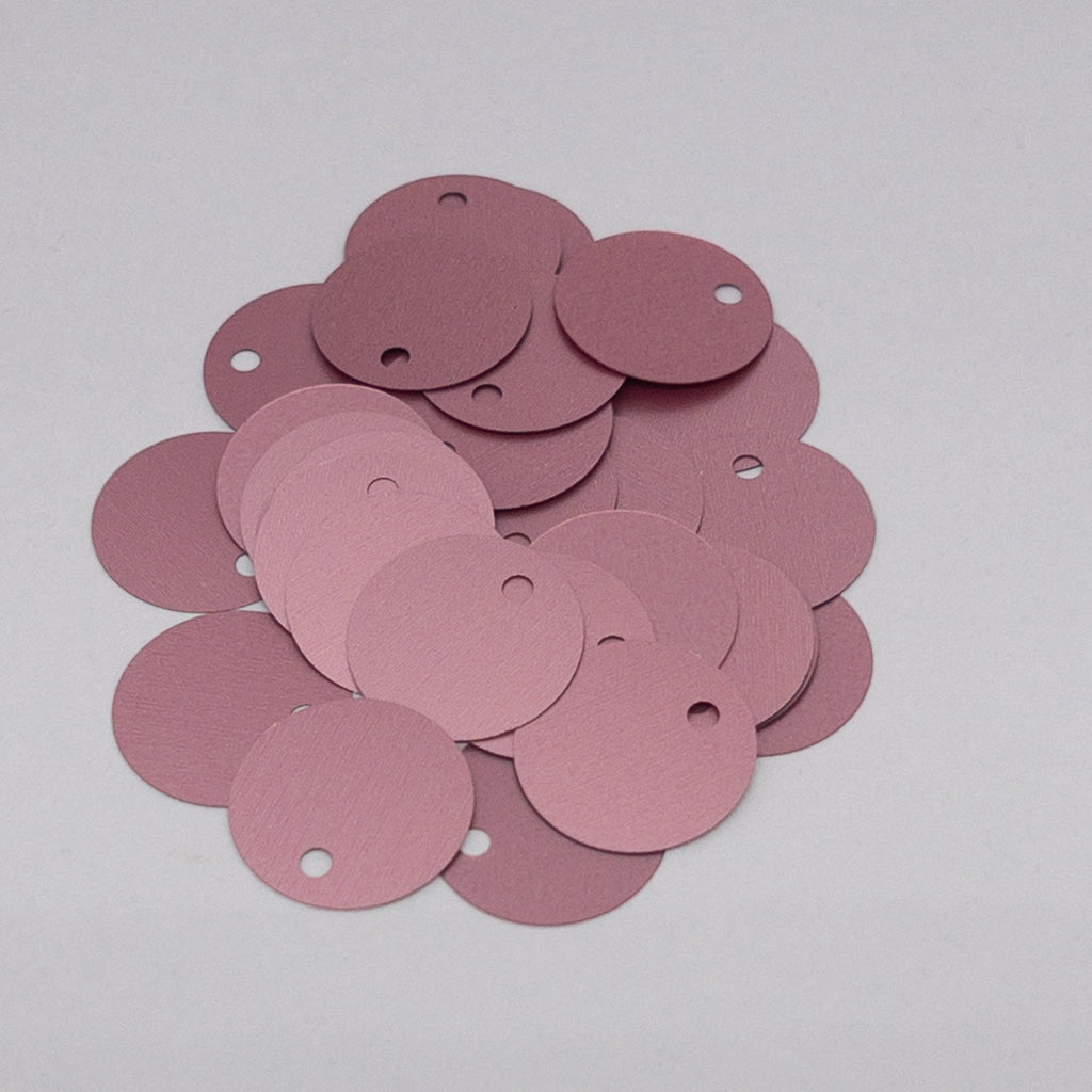 TSSC variant image | 15mm Circle | Side Hole | Pink petal