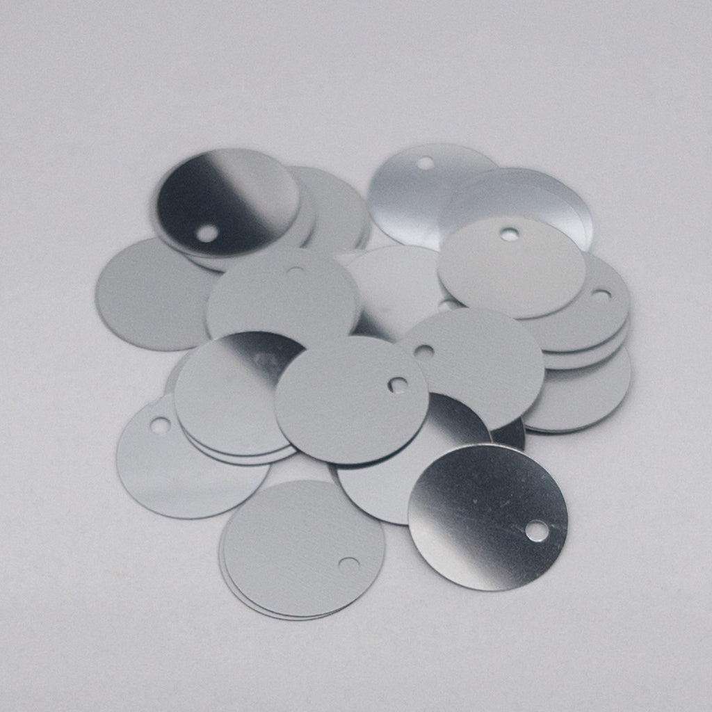 TSSC variant image | 15mm Circle | Side Hole | Silver lining