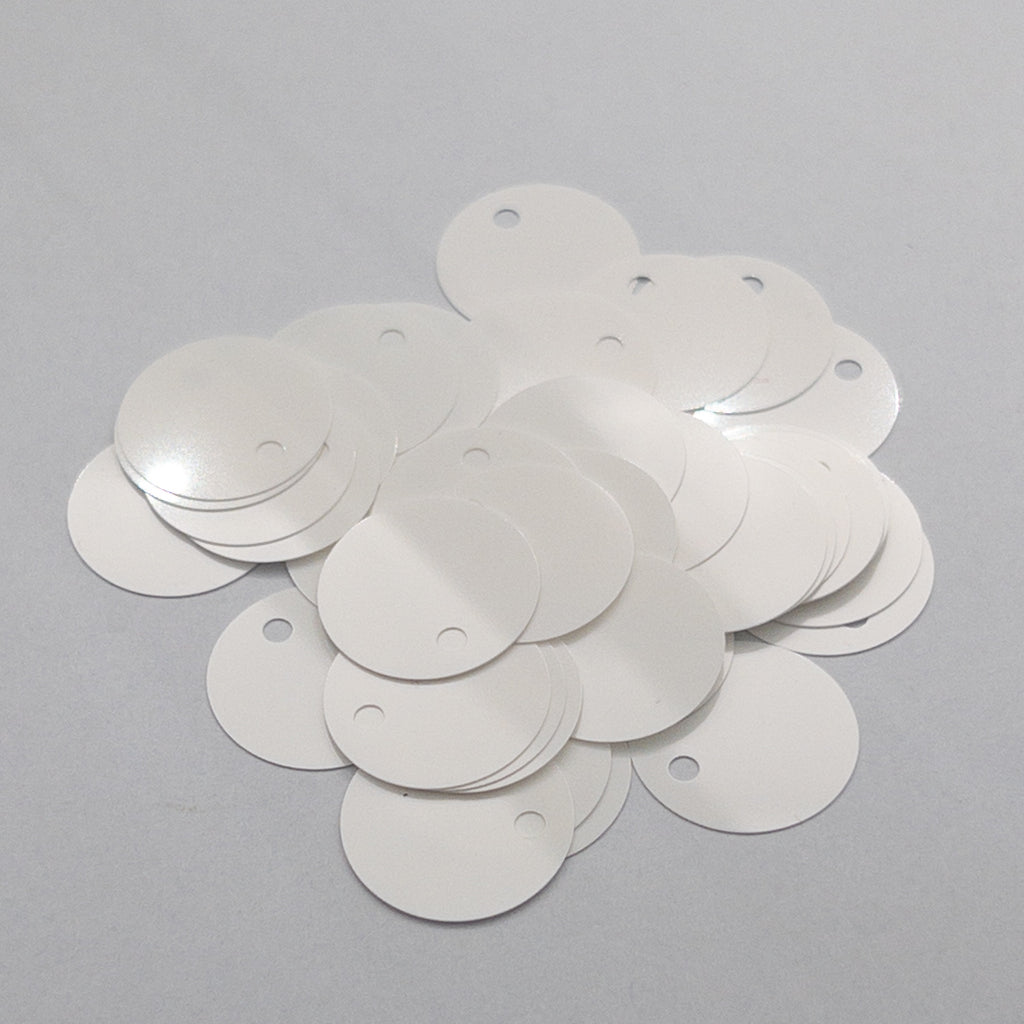 TSSC variant image | 15mm Circle | Side Hole | Snow white
