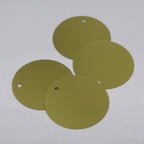 30mm Circle | Side Hole | Flat | 20% Recycled Plastic