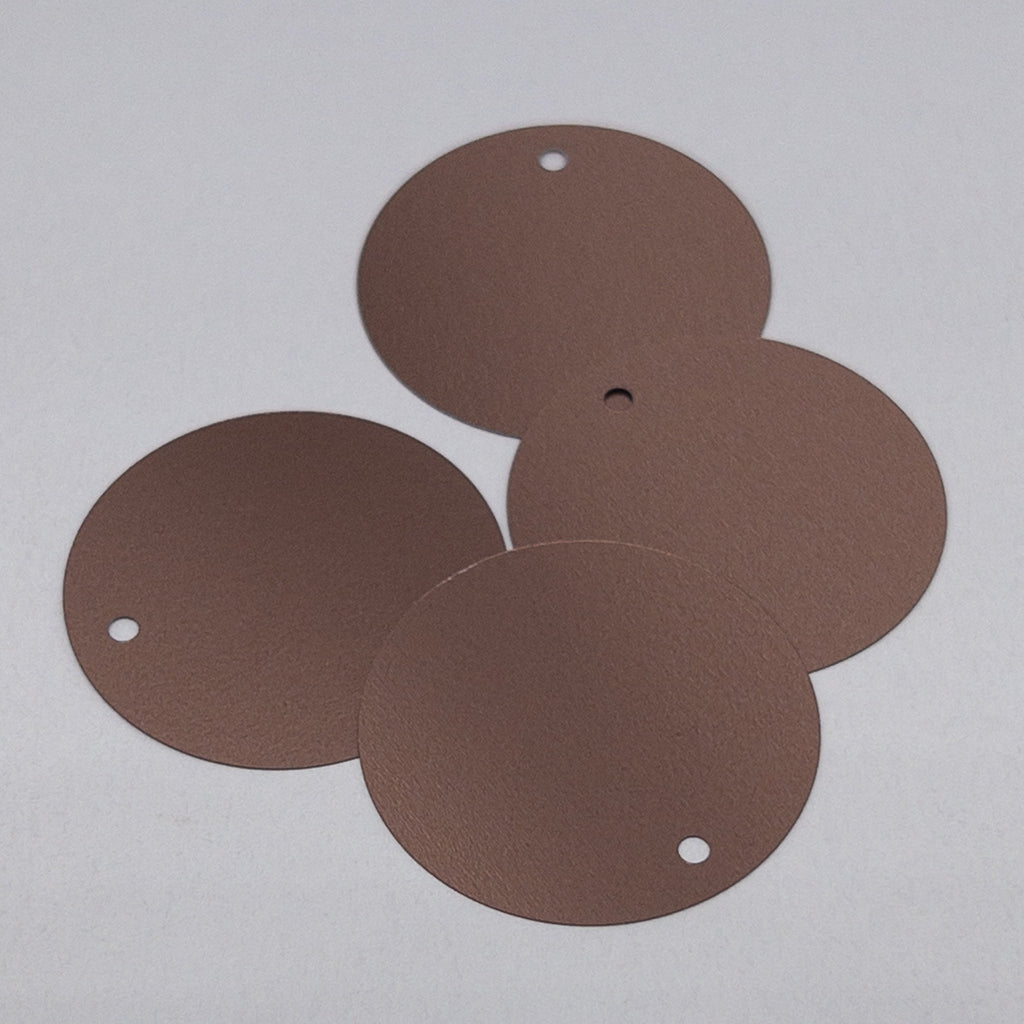 30mm Circle | Side Hole | Flat | 20% Recycled Plastic