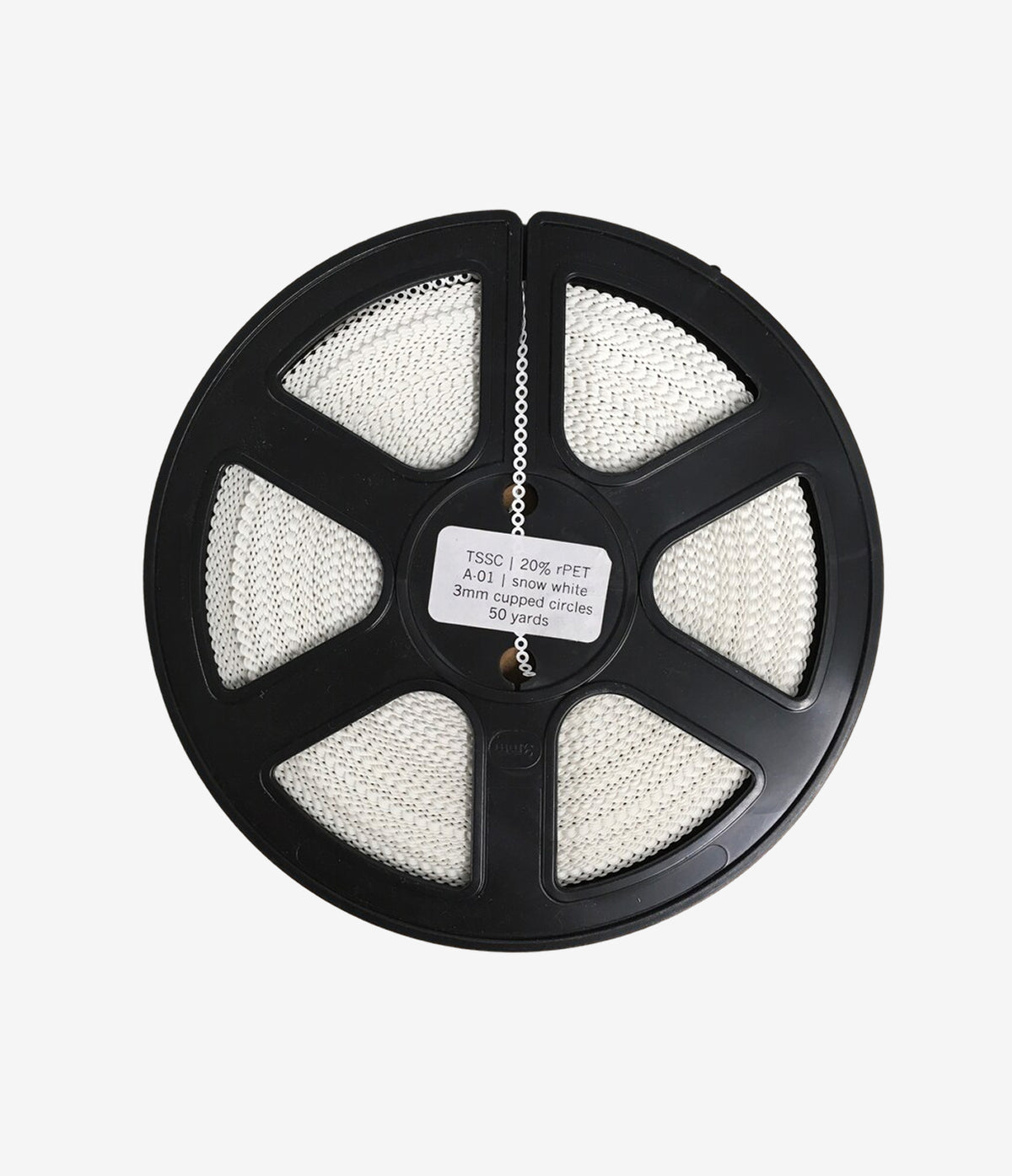 3mm On The Spool Circle | Centre Hole | Cupped | 100% Recycled Plastic
