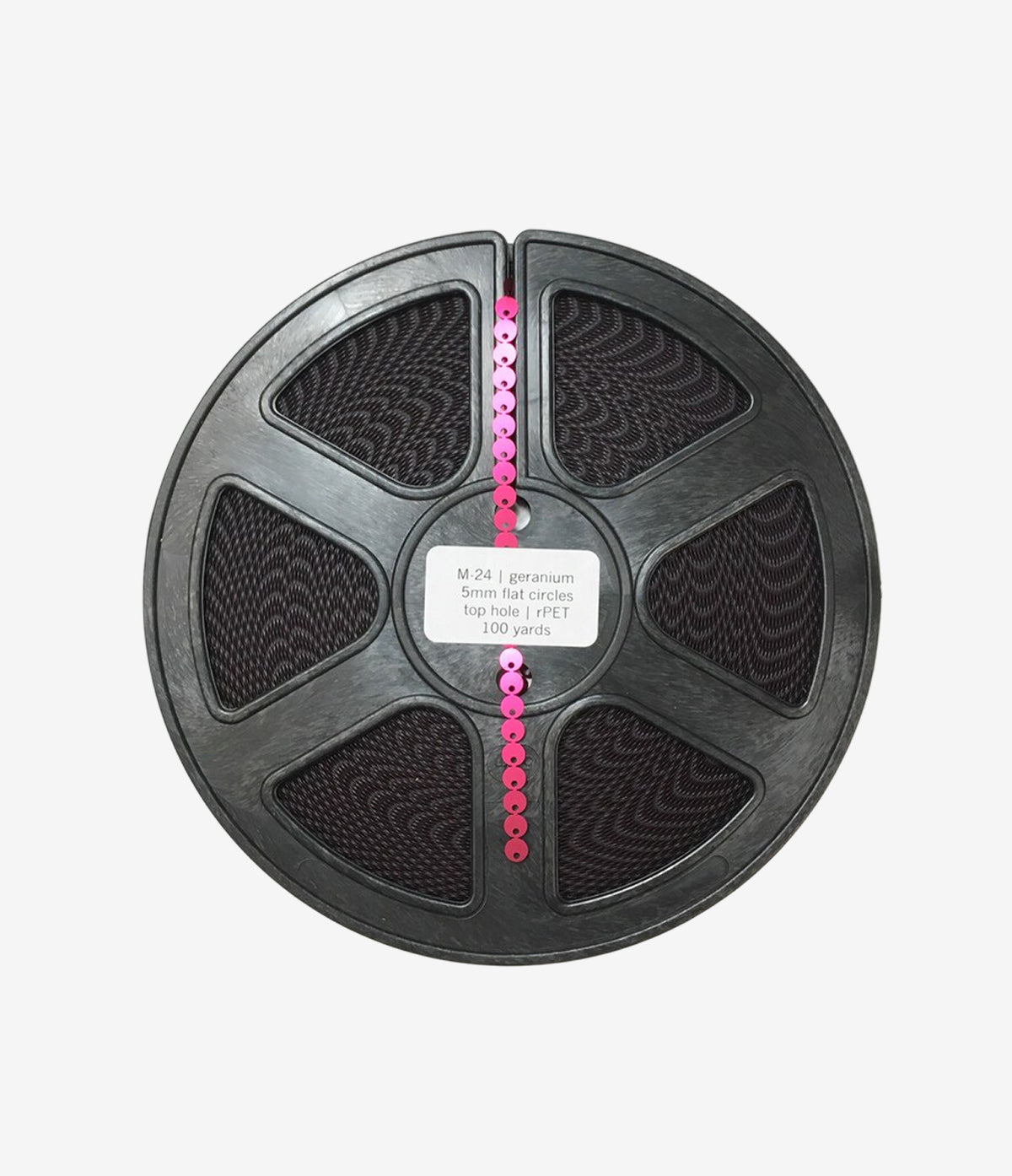 5mm On The Spool Circle | Side Hole | Flat | 100% Recycled Plastic