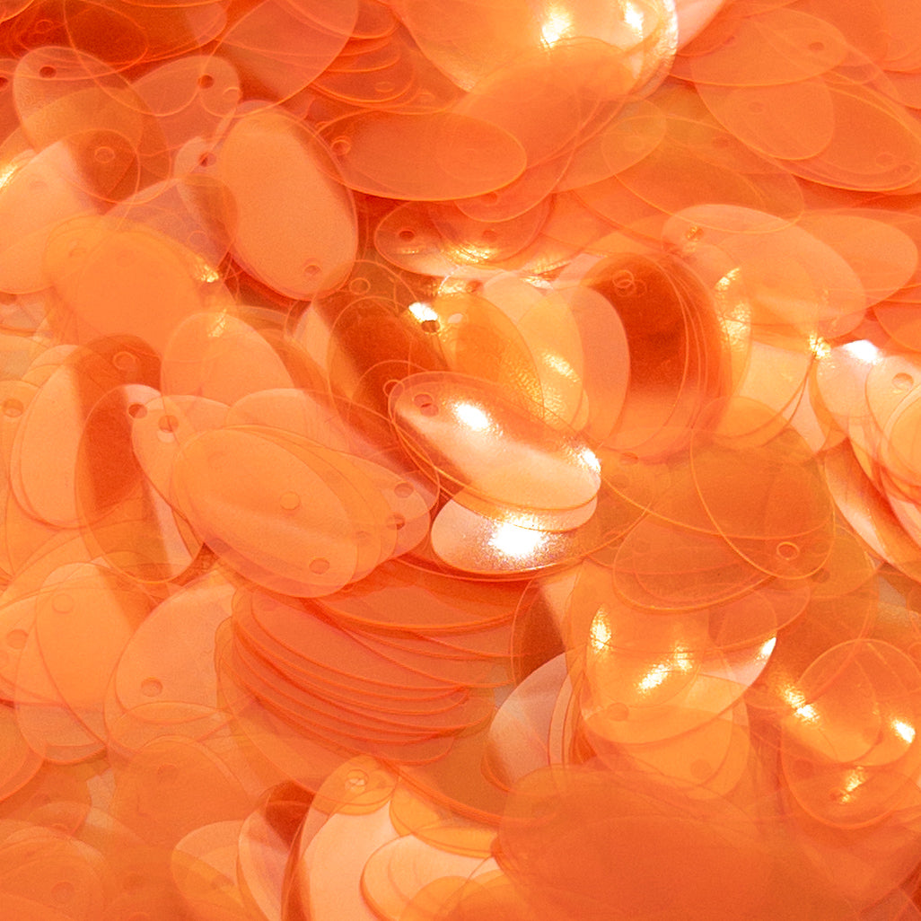 TSSC product image | 10*18mm Oval | Fluoro tangerine | Full