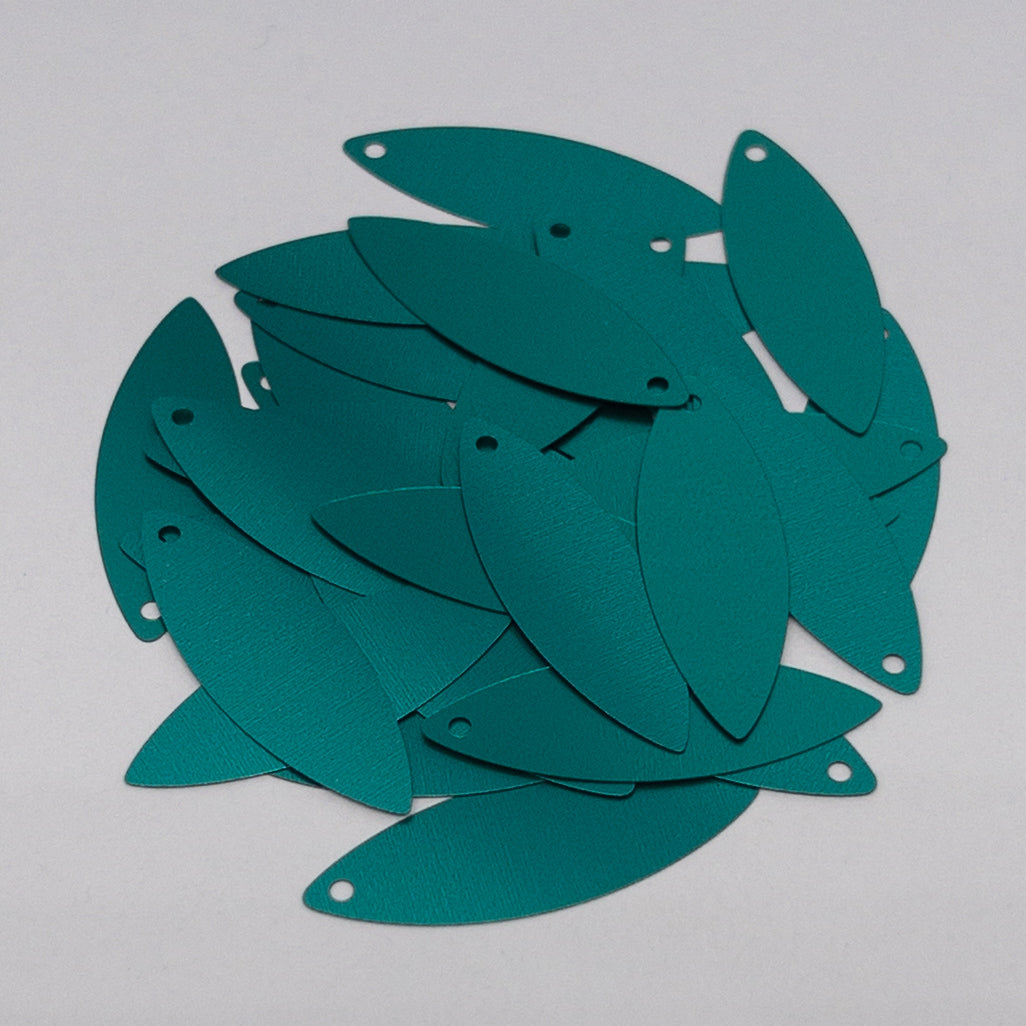 TSSC variant image | 10*30mm Pointed Oval | Aqua green