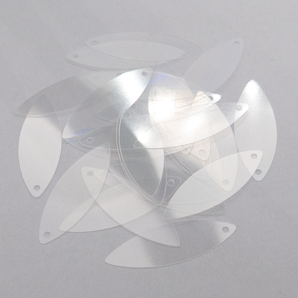 TSSC variant image | 10*30mm Pointed Oval | Clear rainbow