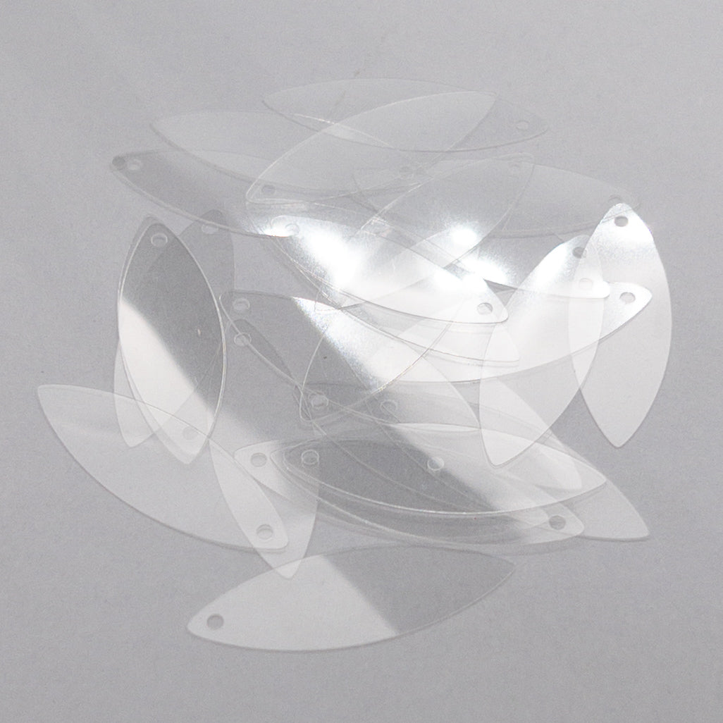 TSSC variant image | 10*30mm Pointed Oval | Crystal clear