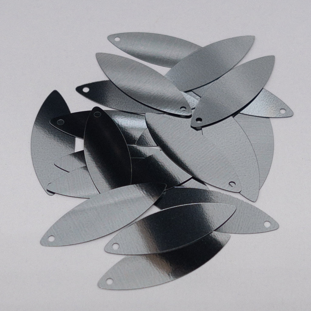 TSSC variant image | 10*30mm Pointed Oval | Dark silver
