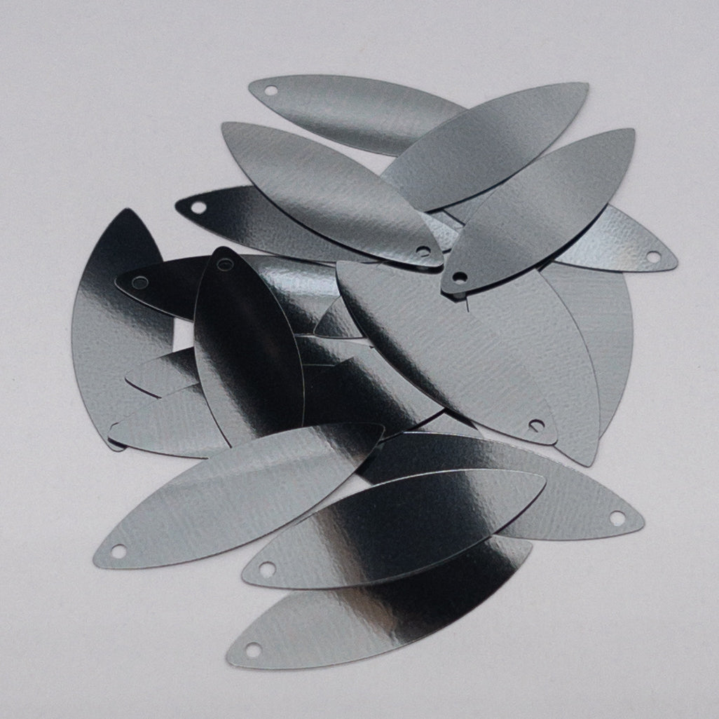 TSSC variant image | 10*30mm Pointed Oval | Dark silver