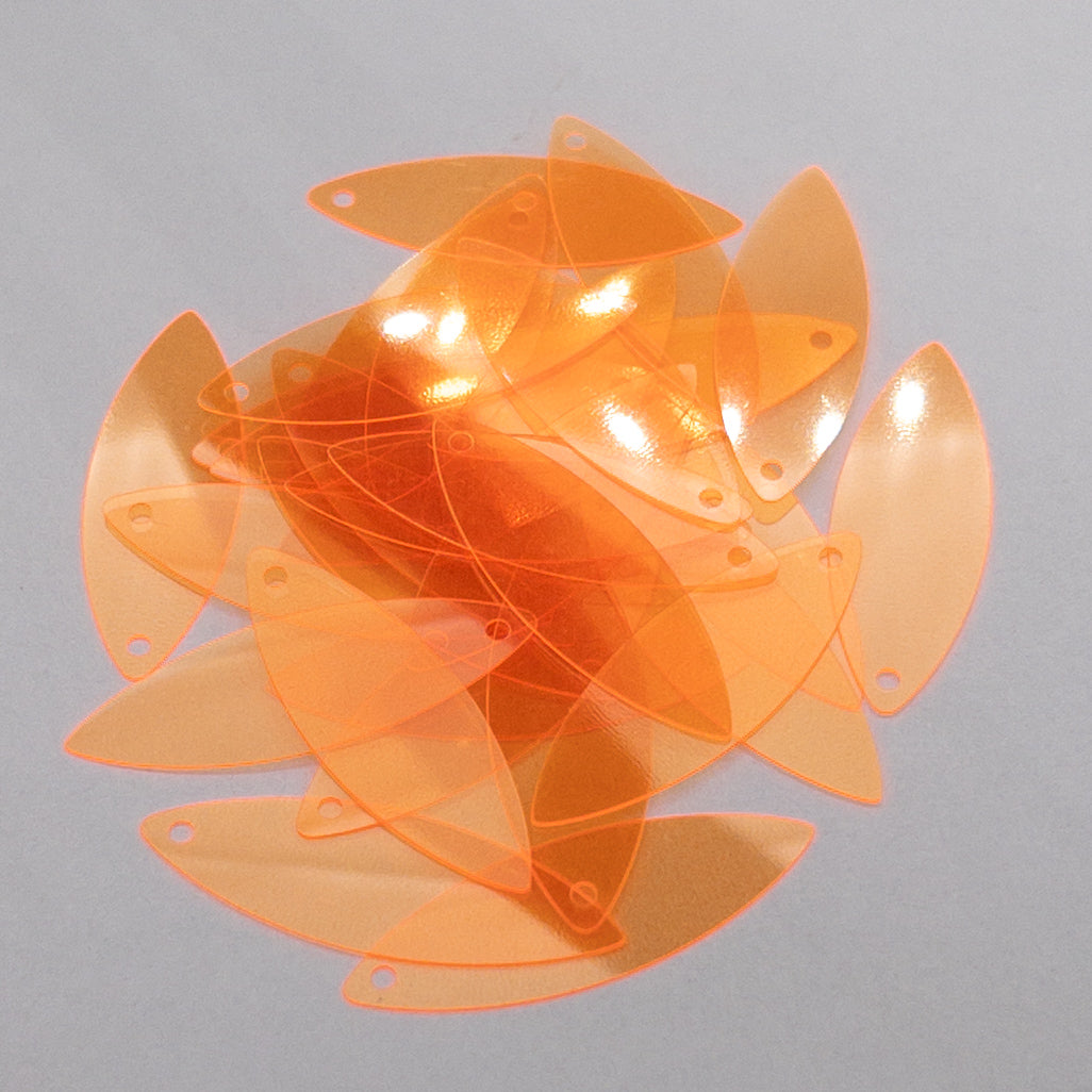 TSSC variant image | 10*30mm Pointed Oval | Fluoro tangerine