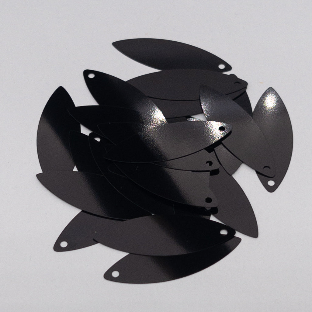 TSSC variant image | 10*30mm Pointed Oval | Jet black