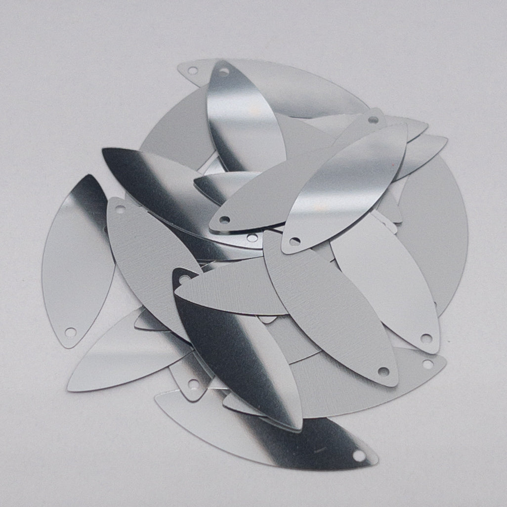 TSSC variant image | 10*30mm Pointed Oval | Silver lining