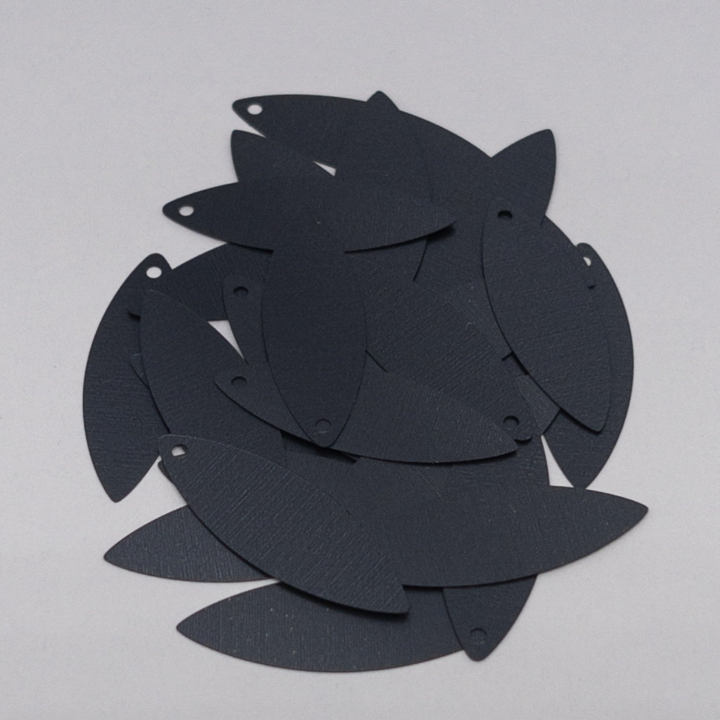 TSSC variant image | 10*30mm Pointed Oval | Slate grey
