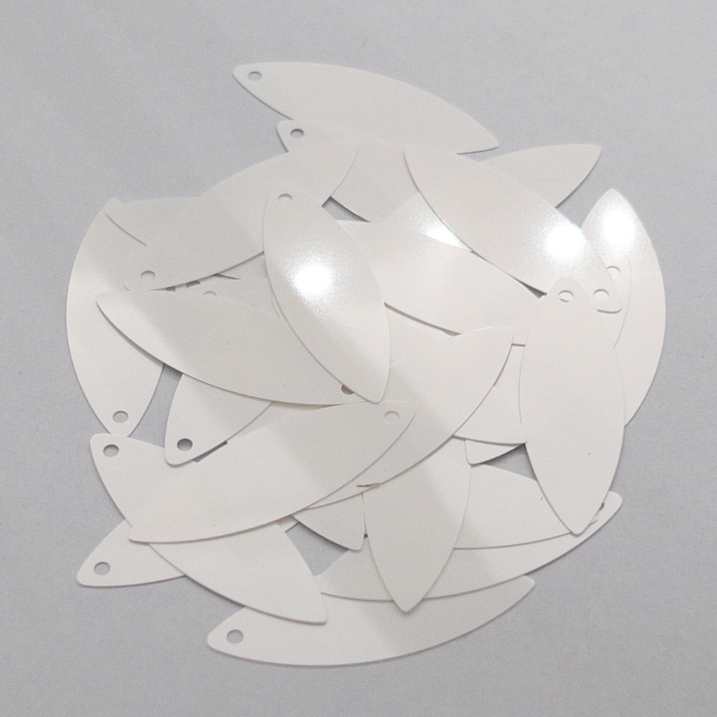 TSSC variant image | 10*30mm Pointed Oval | Snow white