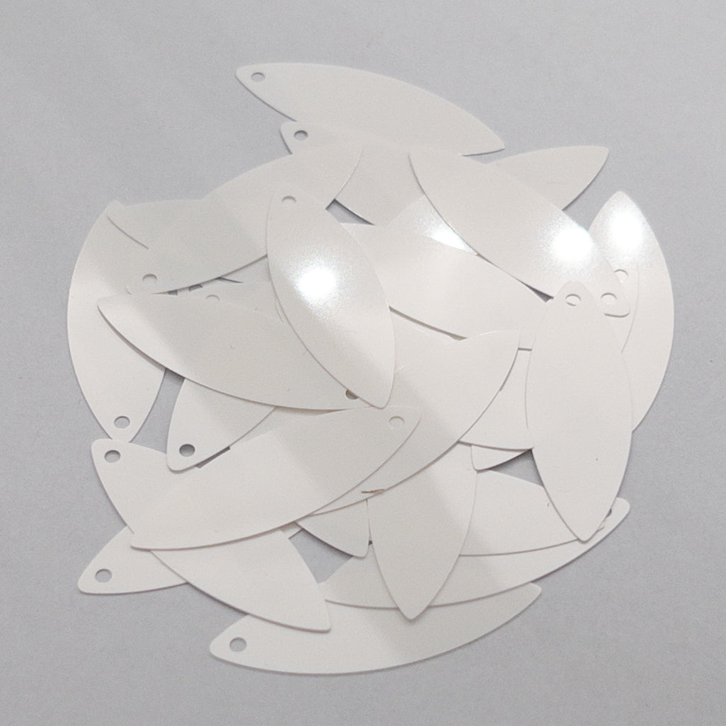 TSSC variant image | 10*30mm Pointed Oval | Snow white