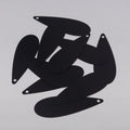TSSC variant image | 12*35mm Teardrop | Black liquorice