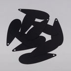 TSSC variant image | 12*35mm Teardrop | Black liquorice