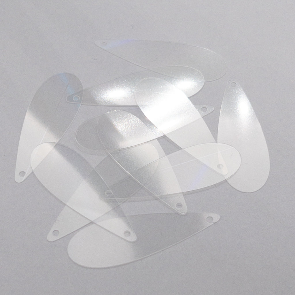 TSSC variant image | 12*35mm Teardrop | Clear rainbow