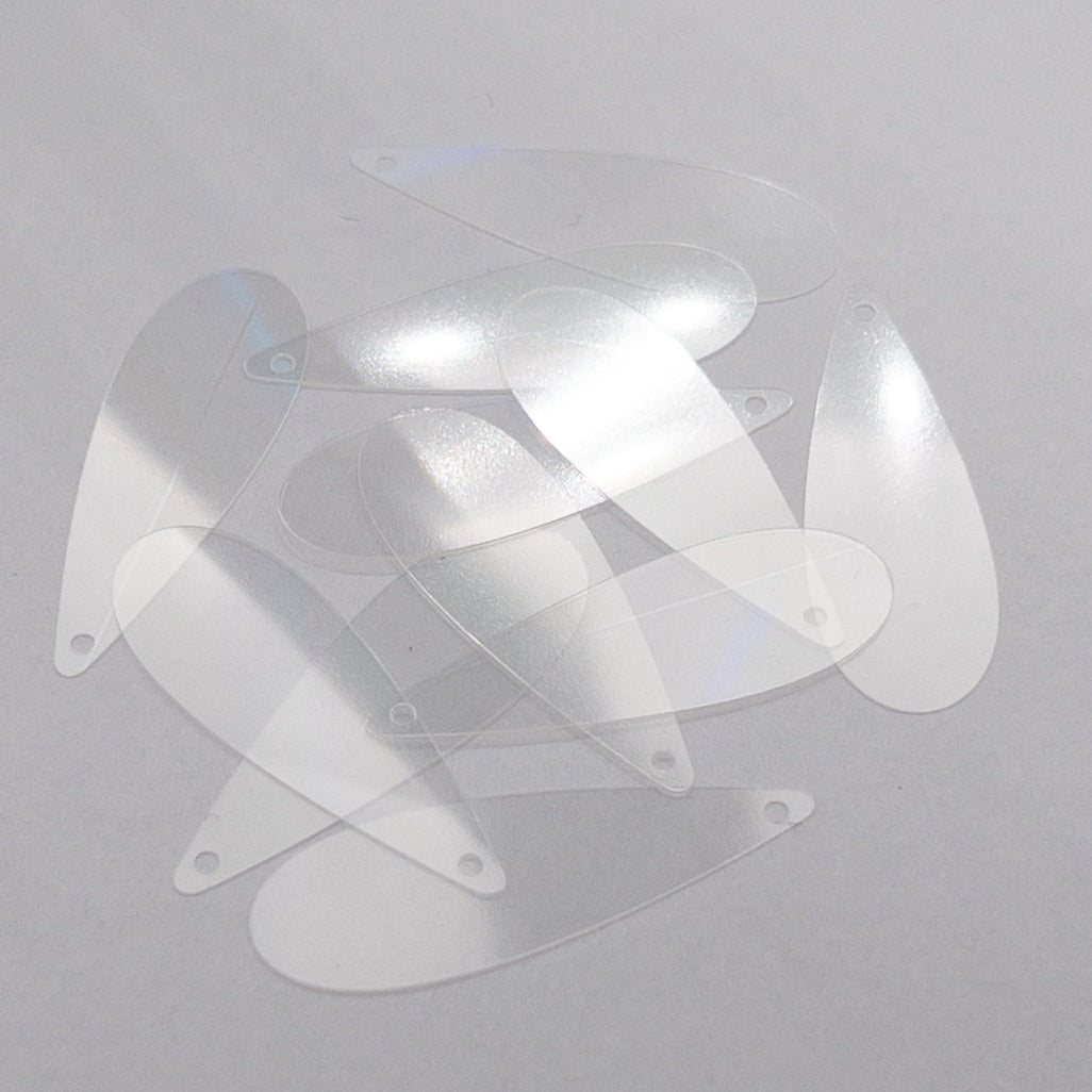 TSSC variant image | 12*35mm Teardrop | Clear rainbow