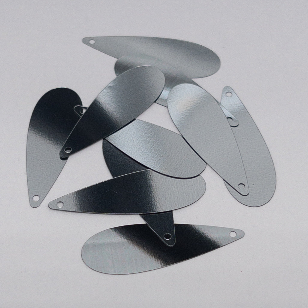 TSSC variant image | 12*35mm Teardrop | Dark silver