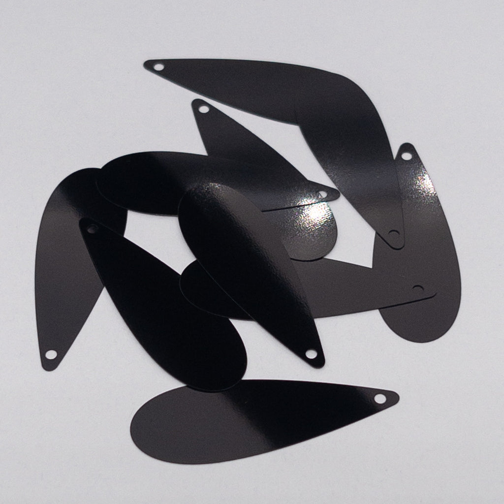 TSSC variant image | 12*35mm Teardrop | Jet black