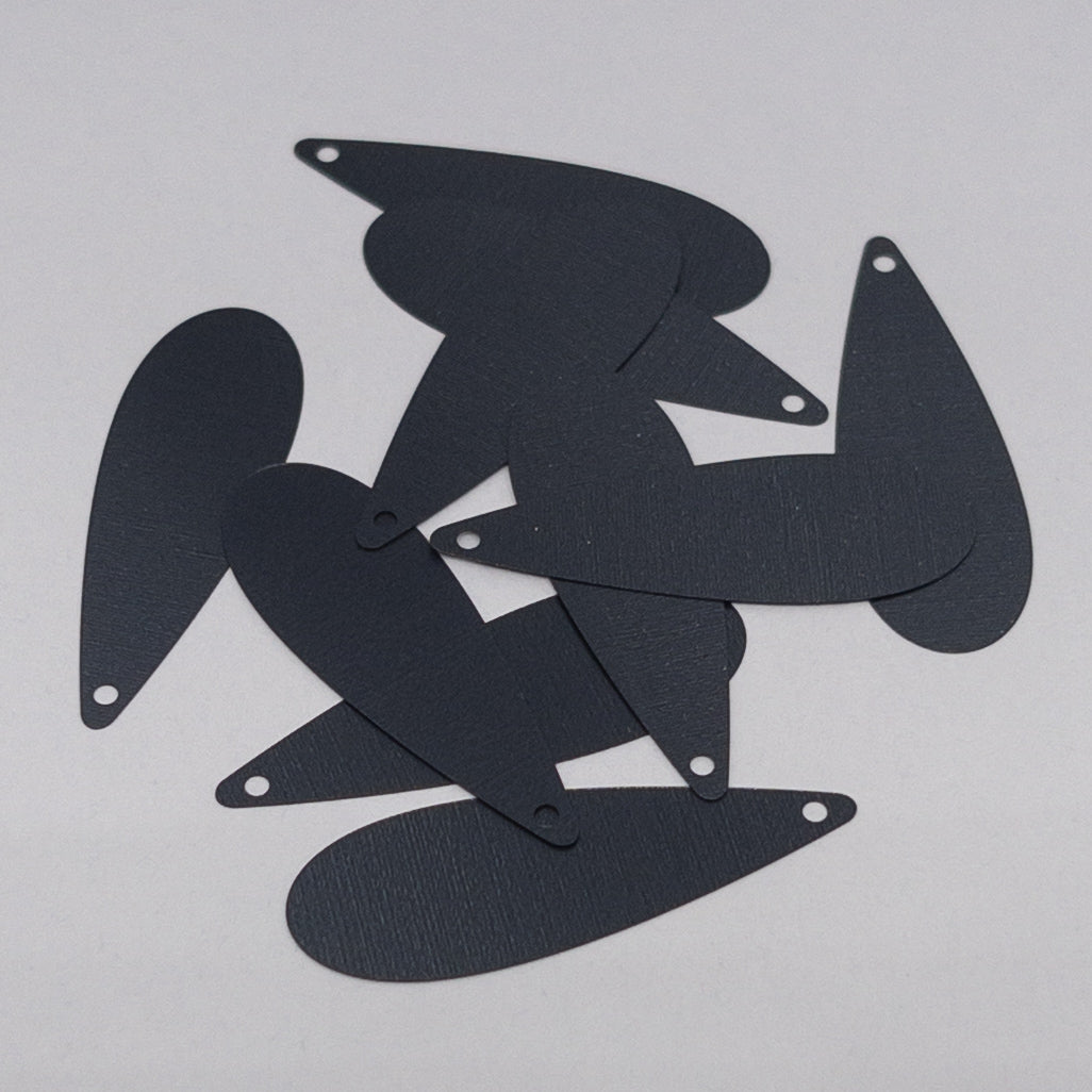TSSC variant image | 12*35mm Teardrop | Slate grey